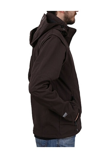 Icepeak Erkek Outdoor Montu Siyah Leonidas Softshell Jacket 57805 682 190