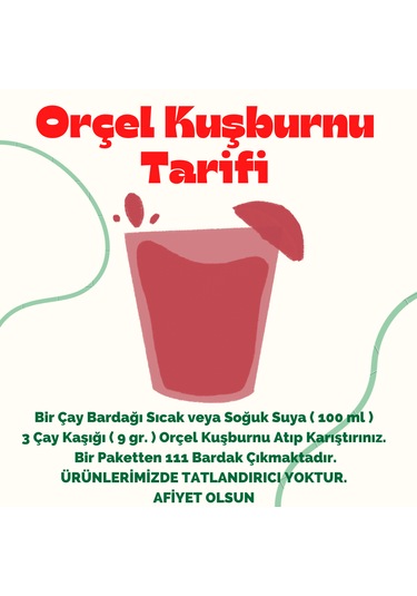 Orçel Toz İçecek Seti Oralet Çay Sıcak Soğuk Karışık 5 x 1 KG
