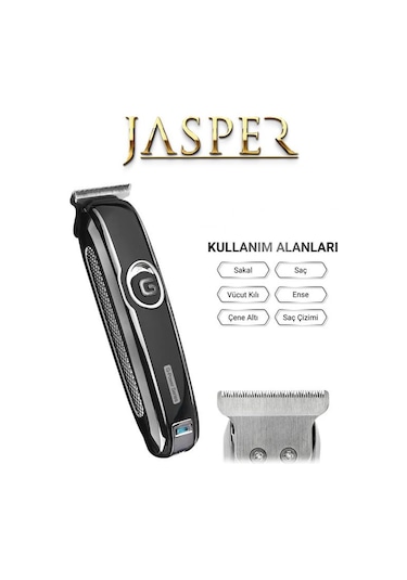 Jasper 1011 T Bıçak Saç Sakal Şarjlı Tıraş Makinesi
