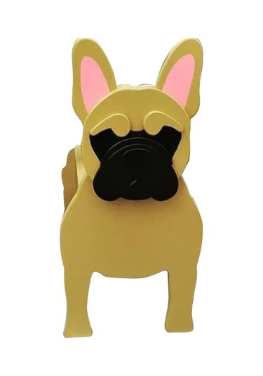 Ev Ve Bahçe Dekorasyonu İçin Pvc Malzeme Kedi Köpek Şekilli Sürekli Bitki Saksısı - Renkli Ve Dayanıklı