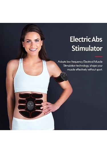 Ruicoo Domary Akıllı Karın Kası Egzersiz Cihazı - 6 Mod 9 Şiddet Seviyesi, Usb Şarjlı, Kas Geliştirici Masaj Patiği Çok Renkli