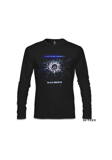 Black Mirror Siyah Erkek Sweatshirt