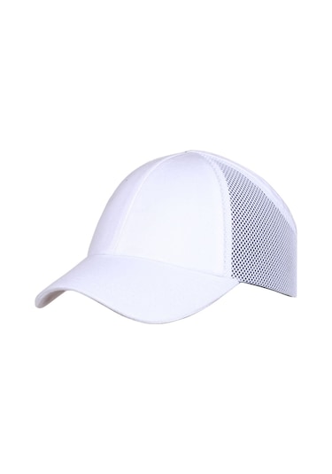 Darbe Emici Şapka Baret Kep Fileli - Beyaz