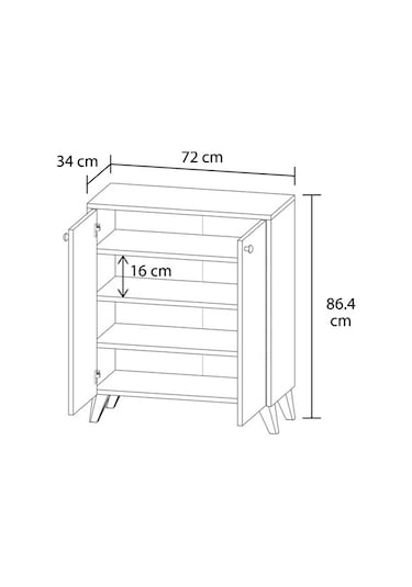 Elif Ayakkabılık 2 Kapaklı