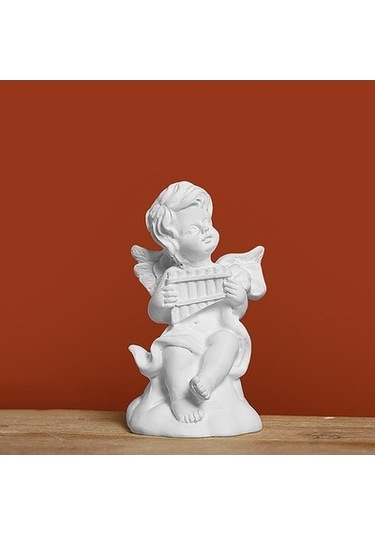 Lijinxu Küçük Melek Heykeli Reçine 3.5x3.5x6.5cm-flüt