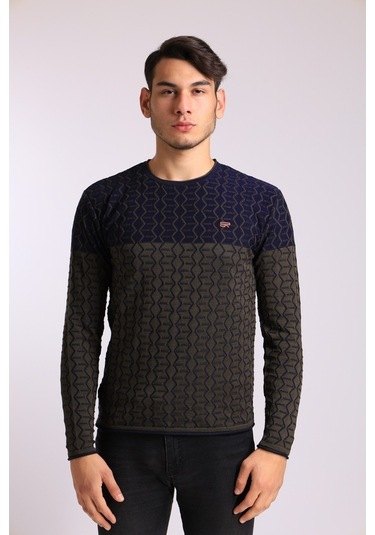 Bearraybon Erkek Triko Kazak Haki (504888425) Haki