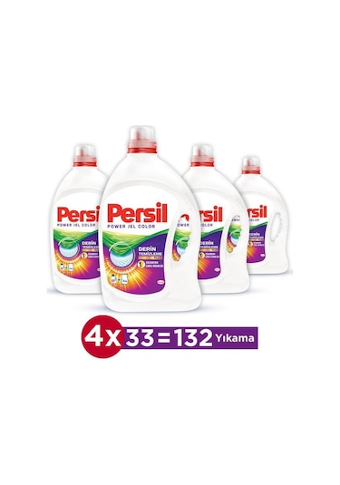 Persil Sıvı Çamaşır Deterjanı Color 132 Yıkama 4 x 2145 ML