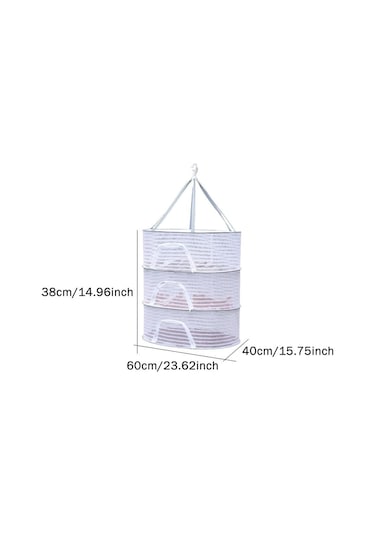 Bitkiler İçin 3 Katmanlı Asılı Örgü Net Bitki Kurutucu, Bitki Kurutucu Tomurcuklar, Sebzeler İçin Çamaşır Kurutma Askısı 56995969