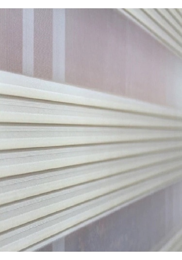 Networkavm Krem Pliseli Stor Zebra Perde 1267 160 X 264 Krem