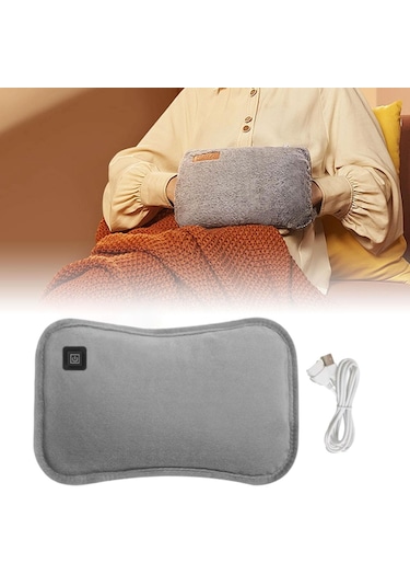 Suntek Peluş Sıcak Su Torbası Gri