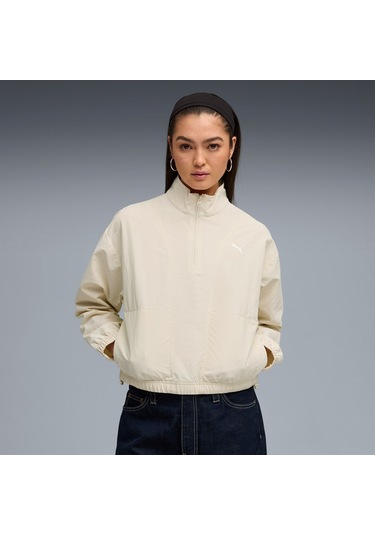 Puma Women Sweatshırt Ekru