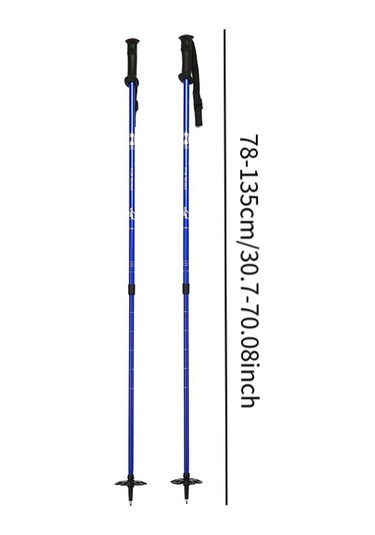 Dolıty Trekking Direkleri Tırmanmak Için Alüminyum Mavi Mavi