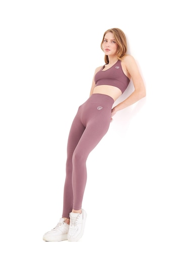 Yüksek Bel Esnek ve Toparlayıcı Yoga Koşu Spor ve Günlük Tayt Ch2