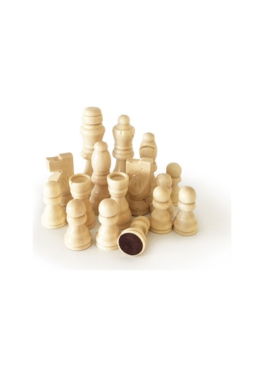 Star Ahşap Satranç Taşı Takımı No:2