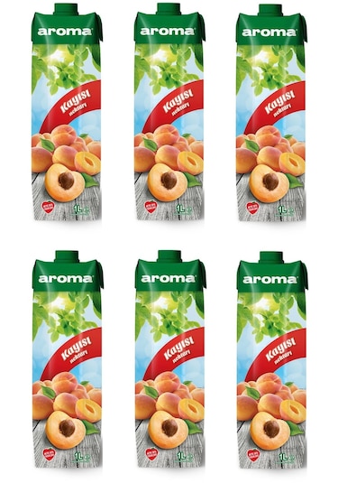 Aroma Kayısı Nektarı 1 Lt X 6 Adet