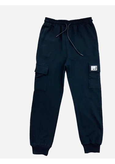 Erkek Çocuk Eşofman Alt-14544 Siyah