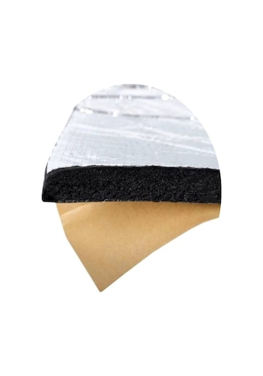 Oto Ses Isı Yalıtım Folyolu Kauçuk İzolasyon 120 x 100 CM 6 MM