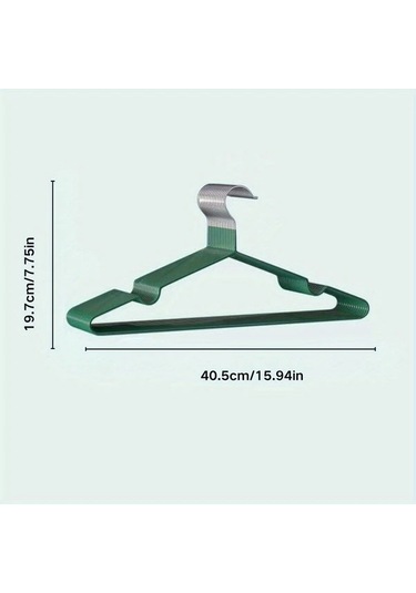 Lumaworld 20 Adet Siyah Yetişkin Kaymaz Askı, Elbise Gömlek Pantolon İçin siyah