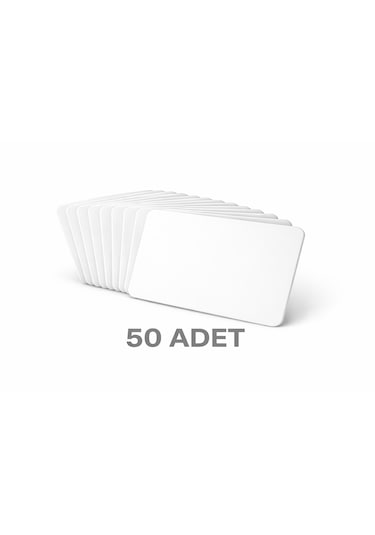 Rfgate Nfc Dijital Kartvizit Ntag215 Beyaz - 50 Adet