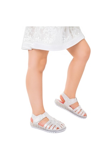 Kiko Kids Kız Çocuk Sandalet Arz 2348 Beyaz