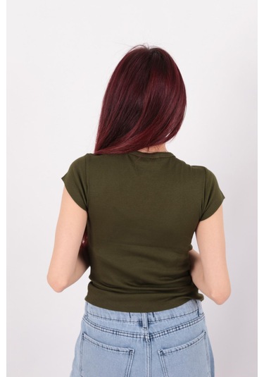 Busem S0016231 Kadın Bluz Haki