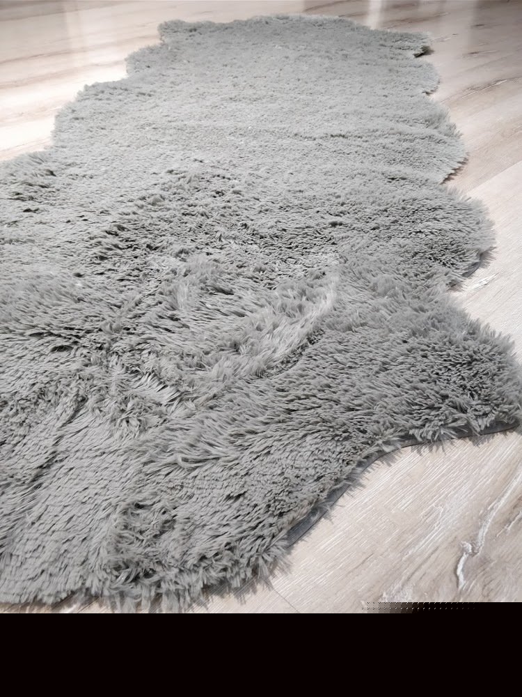 Yamalı Home Tavşan Tüyü Gri 80X300 Cm Post Yolluk