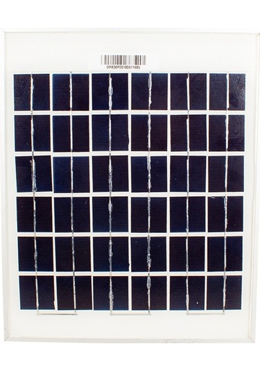 10 Watt Polikristal Güneş Enerji Paneli 254x364x25m