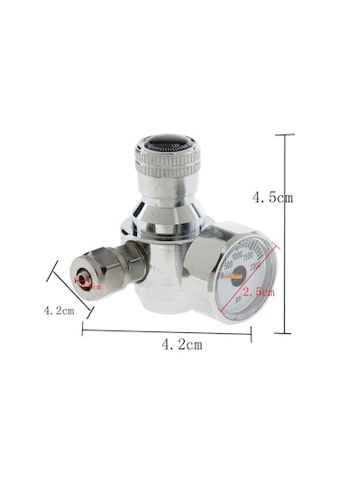 Homyl G5/8 Akvaryum Co2 Dekompresyon Göstergesi Karbon Dioksit