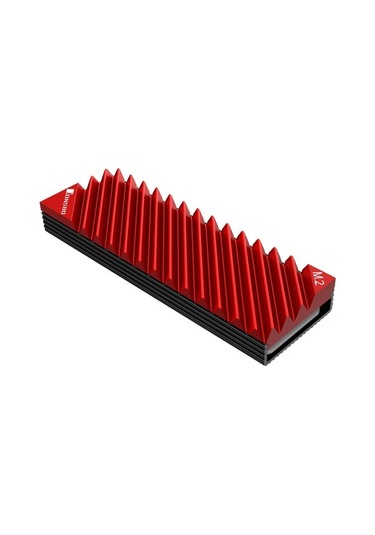 Besthome1 Passif Tip M.2 Ssd Soğutucu 2280, Kırmızı-gri Renk, Dayanıklı Malzemeyle Bilgisayar Diski Soğutma