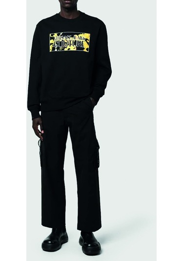 Versace Baskılı Sweat Siyah