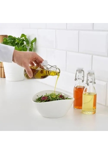 Sumuhome Korken Cam Su Şişesi Yağdanlık Sürahi 15 Cl 3 Adet