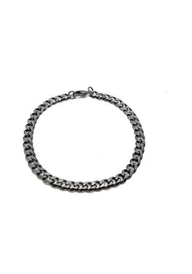 Chavin 5 Mm Black İce Siyah Çelik Erkek Bileklik Eu94sy-5