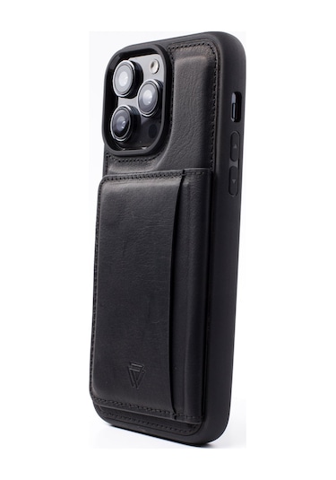 Back Wallet Apple Uyumlu iPhone 12 Pro Max Siyah