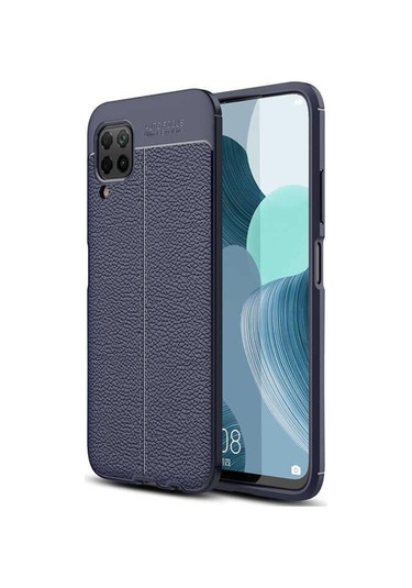 Huawei P40 Lite E Kılıf Zore Niss Deri Desenli Silikon Kılıf