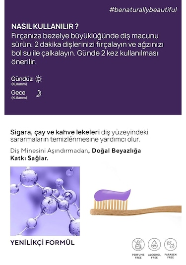 The Ceel Mor Karbon Diş Beyazlatma Seti (Mor Karbon Diş Macunu 75 Gr + Mor Karbon Diş Tozu 50 Gr)