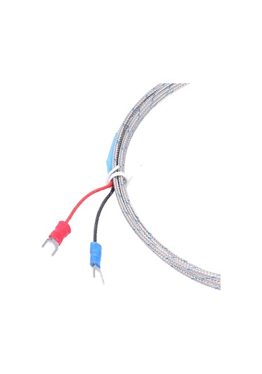 Tenfowee M8 Vida Tipi K-tipi Termokuple Sensörü, 0-600 C Sıcaklık Ölçümü, Cam Fiber Tel, Hızlı Tepki, Petrol-kimyasal Sanayi Uygulamaları
