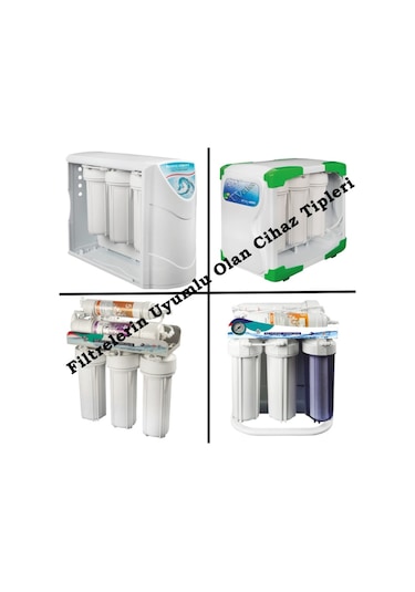 Açık Kasa Su Arıtma Cihazı Filtre 6 Aşamalı Filtre Seti (Nsf Onay 533928743