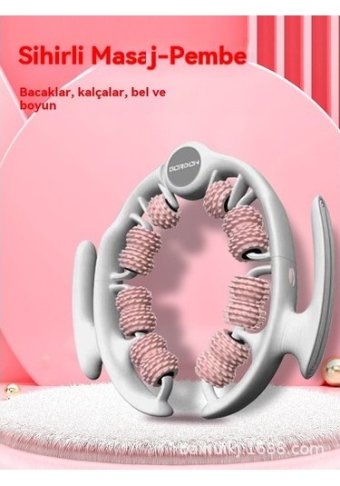 14 Yuvarlak Halka Klips Bacak Masajı W9pkı3 Pembe