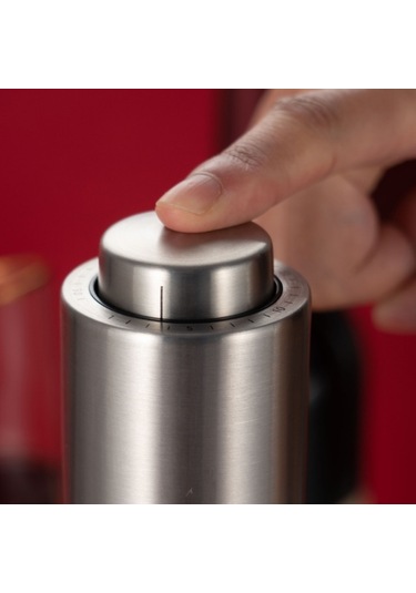 Sones Metal Toz Geçirmez Kapalı Vakumlu Şarap Şişesi Kapağı Tıpası Diğer