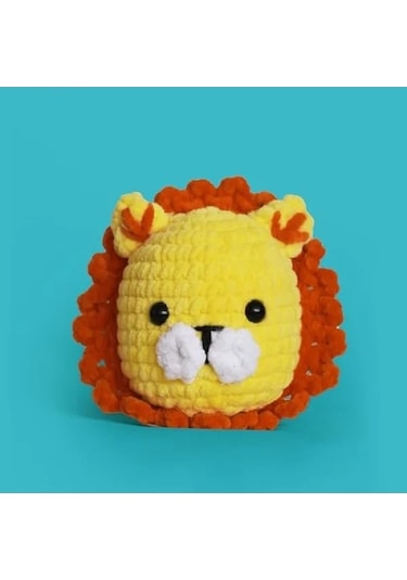 Aslan Temalı Amigurumi Tığ Kiti 1