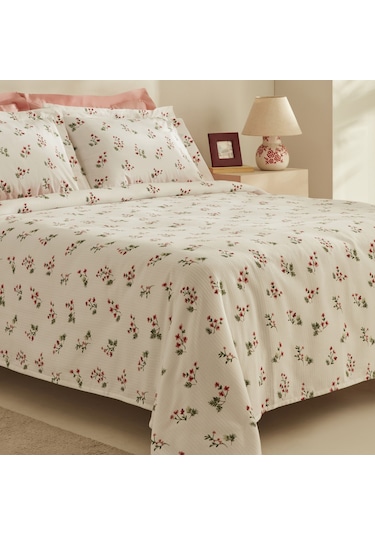 Karaca Home Silvie %100 Pamuk Çift Kişilik Pike Takımı Kırmızı Pp 200.22.04.0322 Kırmızı