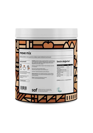 Saf Bitkisel Protein Mix Move 360 G