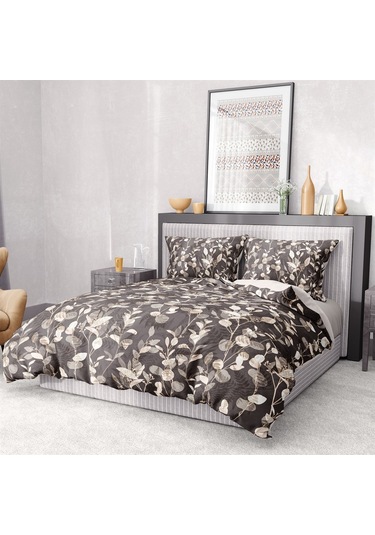 Monohome Premium Luxury Çift Kişilik Nevresim Takımı 3d Pamuk Saten İvy Dream-1617 - Lastikli Çok Renkli