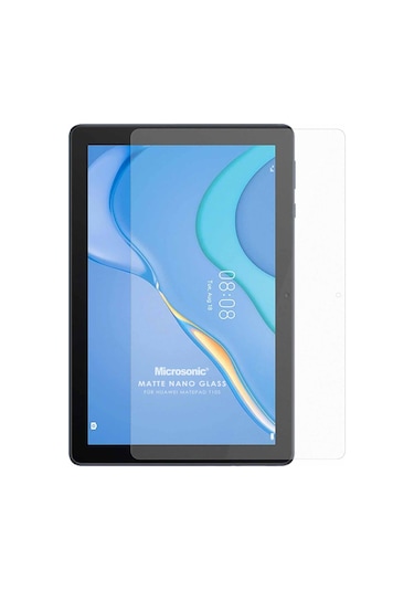 Microsonic Huawei Uyumlu MatePad T10S Matte Nano Glass Cam Ekran Koruyucu