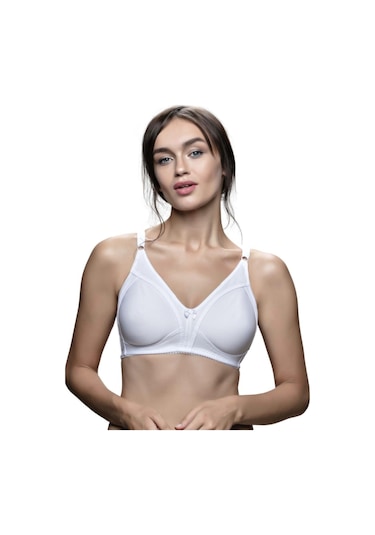 Aycı Kadın Şardon Toparlayıcı-minimizer Beyaz Sütyen -320 Beyaz