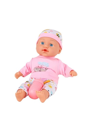 Babydoll My Love 10 Sesli İnteraktif Bebek - 30 Cm Biberonlu Bakım Seti