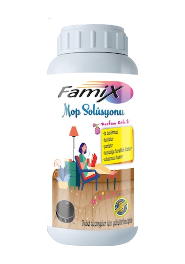Famix Mop Solüsyonu Robot Süpürge Deterjanı 500 ML