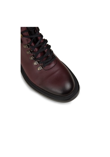 Deery Erkek Bordo Hakiki Deri Bot - 01923mbrde01 Bordo