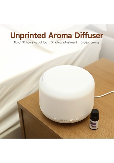 Wezone 500ml Ev, Ofis, Spor Odaları İçin Sessiz Ultrasonik Nemlendirici Aromaterapi Yağı Dağıtıcı Ab, Abd, İngiltere Standartları