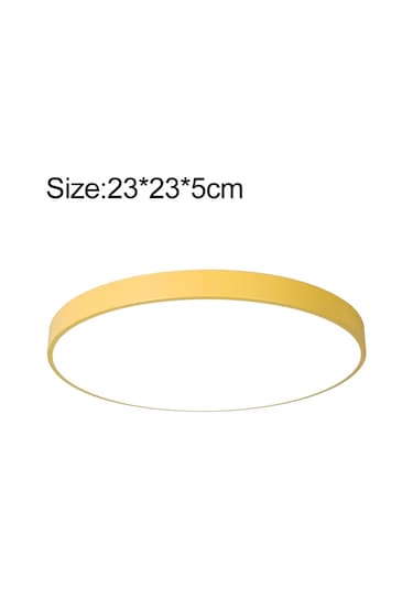 Macaron Yuvarlak Tavan Lambası, Beyaz Işık For 23cm Diğer Diğer